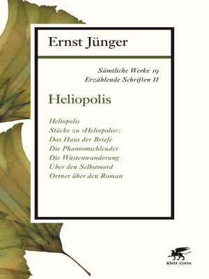 cover image of Sämtliche Werke--Band 19